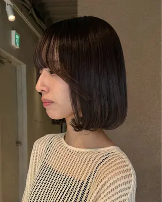 ショート YUKI🎀透明感 カラー/暗髪艶カラーのヘアスタイル
