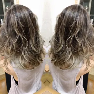 ミディアム 可児 令路のヘアスタイル