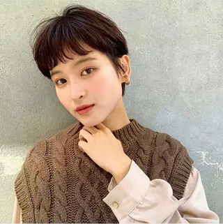 ショート カラー 渋谷/韓国風 西原直樹のヘアスタイル