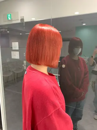 セミロング 🪞ハイトーン🪞 🤍waka🤍のヘアスタイル