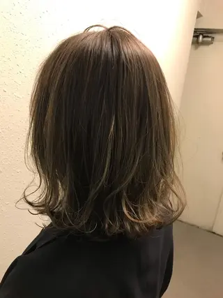 ミディアム 緑地公園美容室 neohairのヘアスタイル