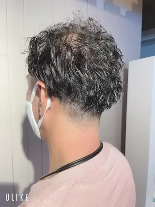 ショート パーマ メンズ ❣️モードケイズ塚口 和田一将のヘアスタイル