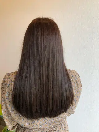 ロング カラー 石野 智華のヘアスタイル