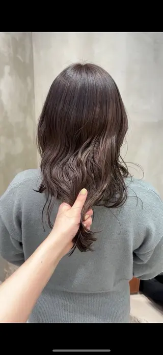 セミロング カラー The Path ARENのヘアスタイル