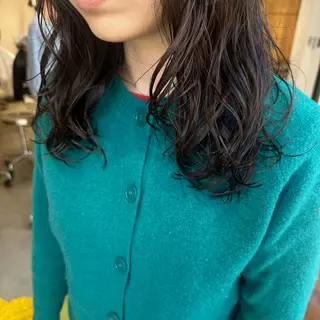 ミディアム パーマ 優依 /カットモデル募集中のヘアスタイル
