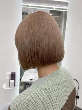 ミディアム カラー 女性専用サロン梅田 髪質改善カラーakiのヘアスタイル