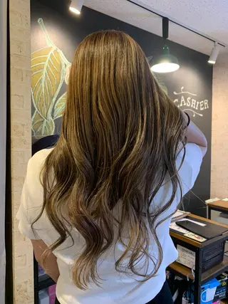 ロング カラー ✨縮毛矯正✨髪質改善 ナカシマ ユミのヘアスタイル