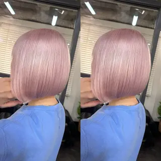 ショート 【店長】プルエクステ ボブ🌈ナツヤのヘアスタイル