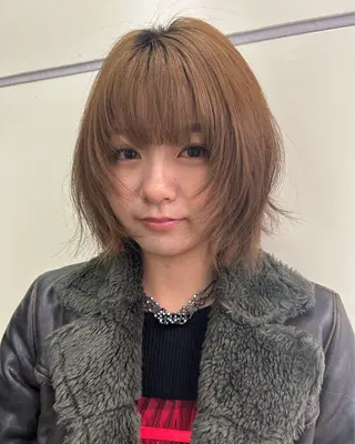 ショート カラー ヘアアレンジ 名古屋栄/ブリーチ/ ボブ🧃木下桃嘉のヘアスタイル