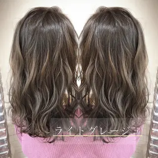 セミロング カラー 木下大地 HAIR Oneのヘアスタイル