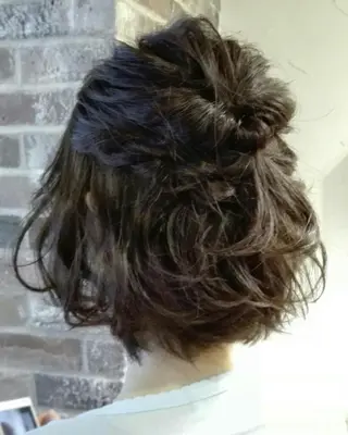 ショート カラー パーマ ヘアアレンジ メンズ ネイル マツエク・マツパ Beauty&Relaxation MEGUMI所属・MEGUMI megumiのヘアスタイル