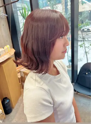 ミディアム カラー fiika所属・絶対可愛くします! miyuのヘアスタイル