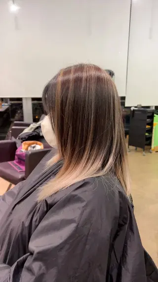 セミロング BREK岐阜店所属・安藤 伸一のヘアスタイル