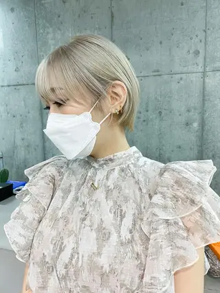 ショート カラー 大宮 / ボブ特化 永井竜也のヘアスタイル