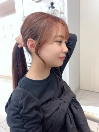ロング カットモデル募集中 👗青木静香のヘアスタイル