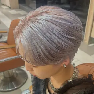 ショート カラー ハイトーン/デザイン カラー/COCOKAのヘアスタイル