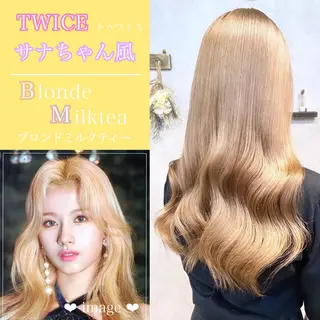 ロング 韓国ヘア＆透けカラー keita🇰🇷のヘアスタイル
