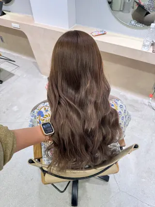 カラー ulu名古屋栄所属・落合しほ/韓国ヘア/ 髪質改善/縮毛矯正のヘアスタイル