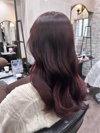 ロング カラー 🦄🩵YUNA 🩵🦄のヘアスタイル