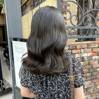 セミロング カラー 似合わせヘア🫶🏻 つきいてるみのヘアスタイル