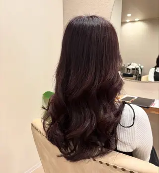 ロング 透明感カラー⭐️🌈 野村玲美のヘアスタイル