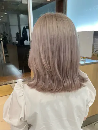 ミディアム 米津 優花のヘアスタイル