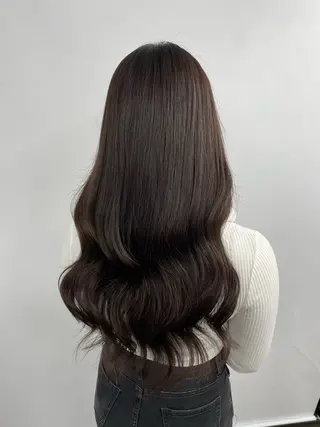 ロング 𝙃𝘼𝙍𝙐🎀 韓国×エクステのヘアスタイル