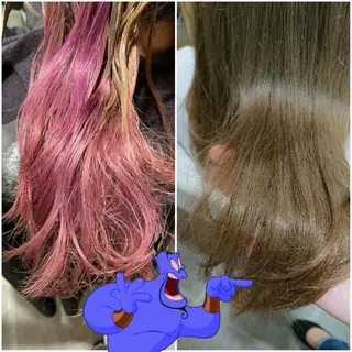 ロング カラー ヘアアレンジ かわい ゆうな 髪質改善/縮毛矯正のヘアスタイル