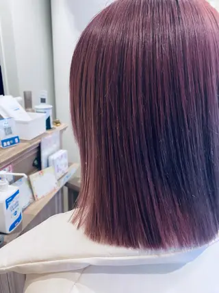 ミディアム カラー 理想のツヤ髪へ 👼谷山　潮音👼のヘアスタイル