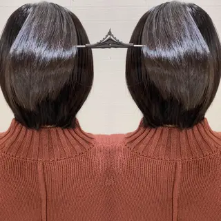 セミロング カラー 髪質改善カラー/店長 宮内秀峰のヘアスタイル