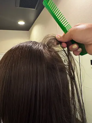 ミディアム 艶カラー/ベージュ カラー/tuburaのヘアスタイル