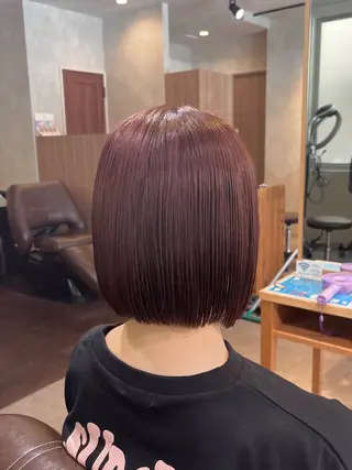 カラー ボブ/arie ⠀ ⠀ ⠀のヘアスタイル