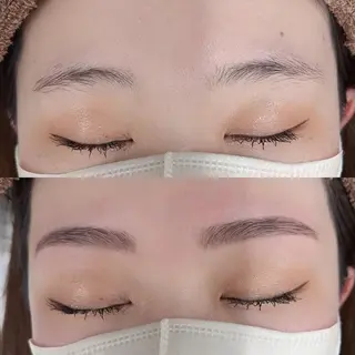 パーマ ヘアアレンジ メンズ マツエク・マツパ アイブロウ BEIGE 金山 🌹RUKAのマツエク・マツパデザイン