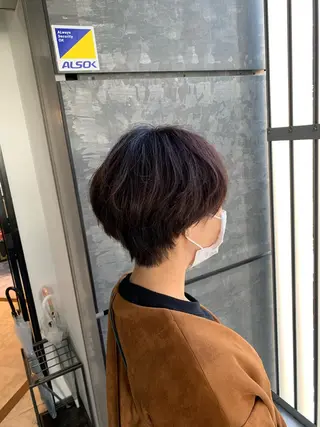 ショート カラー aguhair jour所属・髪質改善/白髪ぼかし KENTAのヘアスタイル
