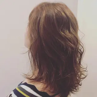 ミディアム 艶髪/シールエクステ 🌻ノゾミ🌻のヘアスタイル