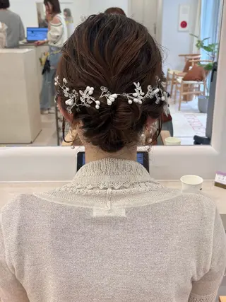 ヘアアレンジ 阿久津真衣 似合わせカットのヘアスタイル