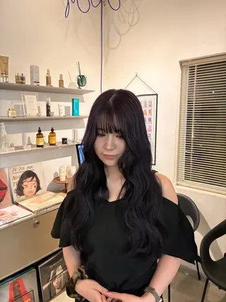 ロング Rosso Hair&SPA 大橋店所属・nanami🎀/ ふんわりカラーのヘアスタイル