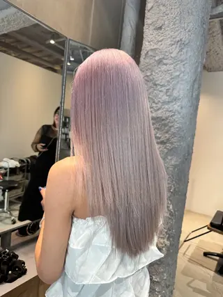 ロング 中瀬愛梨 /河原町/ハイトーンのヘアスタイル