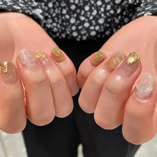 ネイル 淡色ネイル 🎀moeのネイルデザイン