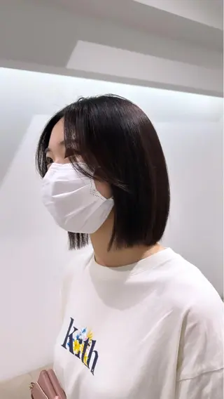 ミディアム 縮毛矯正/ネイル 🌻ひまわり🌻のヘアスタイル