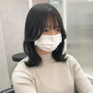 ミディアム 髪質改善 ヒデのヘアスタイル