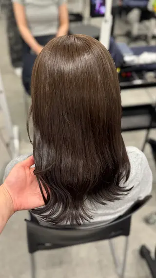 カラー 韓国上品ヘア🤍 ARISA🤍のヘアスタイル