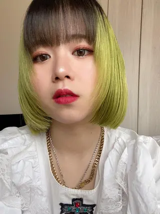 ミディアム カラー 🌻名古屋🌻 🫧ハイトーン🫧のヘアスタイル