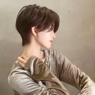 ショート カラー 瀧　元気/ショート/ 白髪ぼかし/髪質改善のヘアスタイル