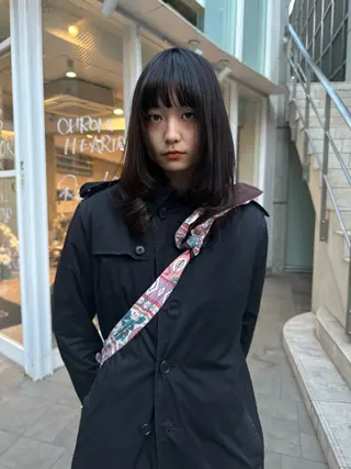 ミディアム カラー ヘアアレンジ ◻️島津 虎太郎◻️のヘアスタイル