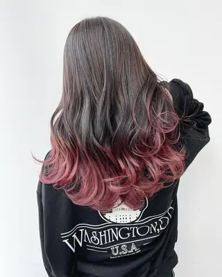 ロング 💖レイヤー/暖色系 カラーAYANE💖のヘアスタイル