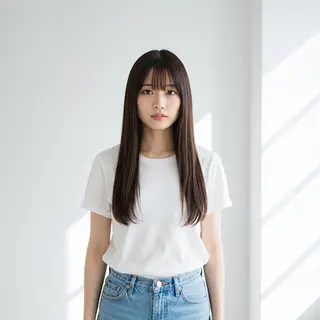 セミロング ✂︎ ｼﾝﾀｸ ✂︎のヘアスタイル