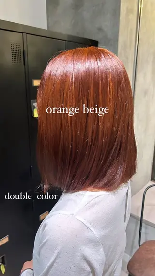 ショート カラー 透明感/艶感/ハイ トーン/HIKARUのヘアスタイル