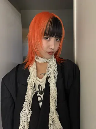 ミディアム Zoey kannaのヘアスタイル