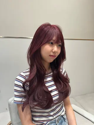 ミディアム くびれショート/パー マ/🐬永井瑠栞🐬のヘアスタイル